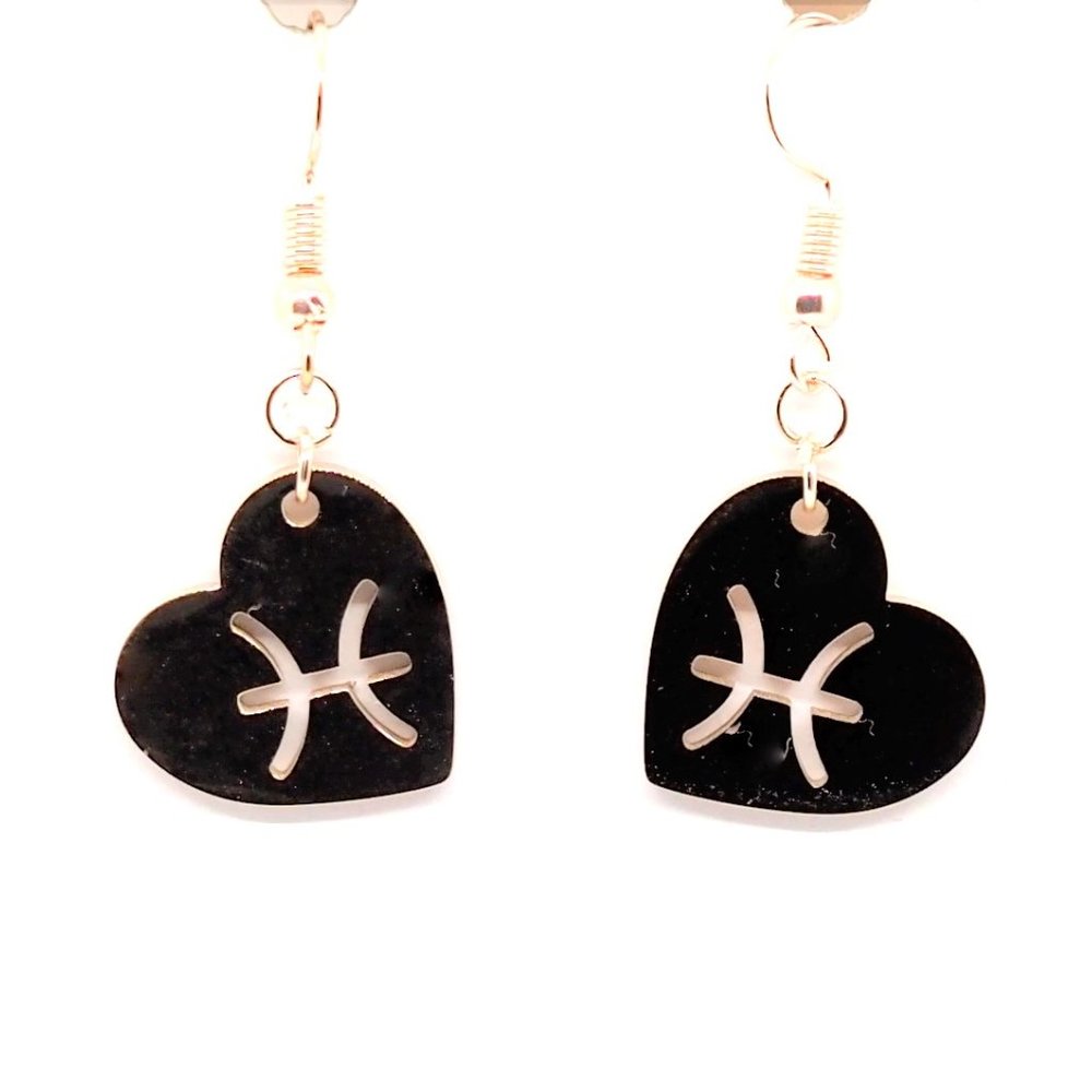 Pisces Rose Earrings